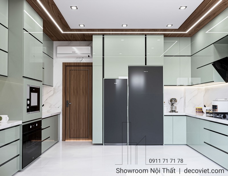 thi công tủ bếp đẹp