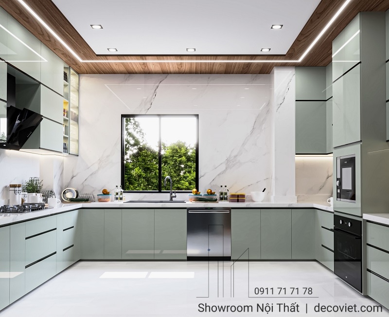 tủ bếp nhà phố