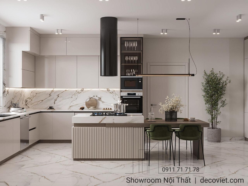 tủ bếp gỗ công nghiệp giá rẻ