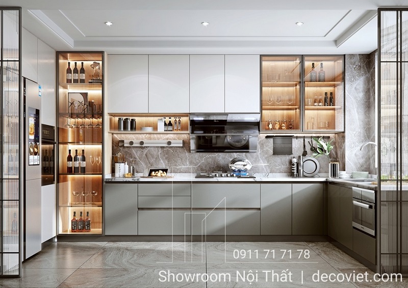 tủ bếp gỗ đẹp