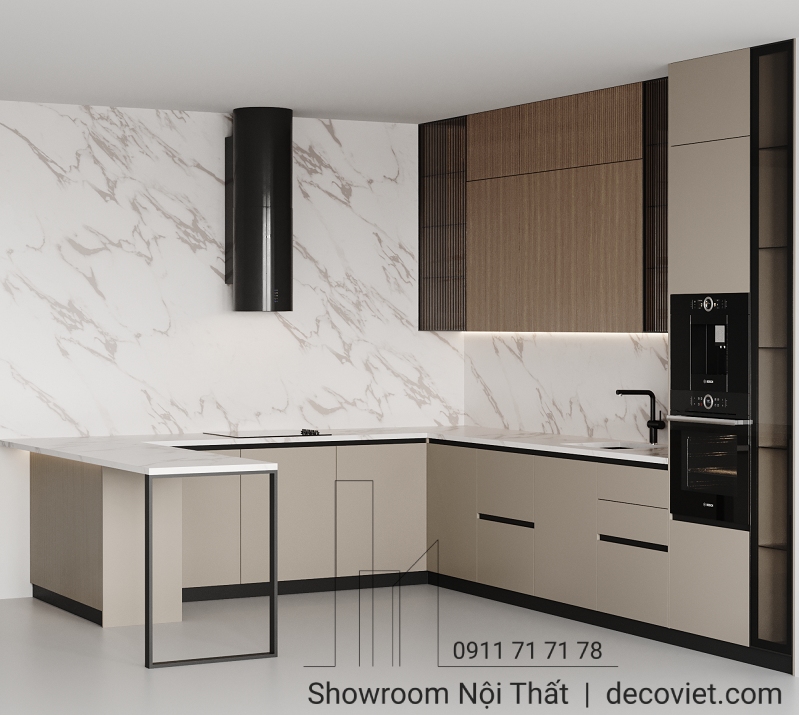 tủ bếp gỗ giá rẻ