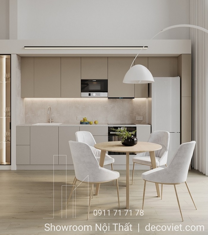 thiết kế tủ bếp gỗ