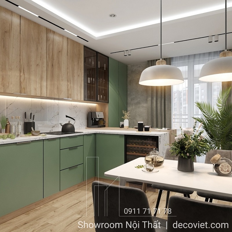 tủ bếp cao cấp