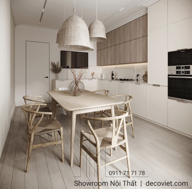 tủ bếp gỗ công nghiệp giá rẻ