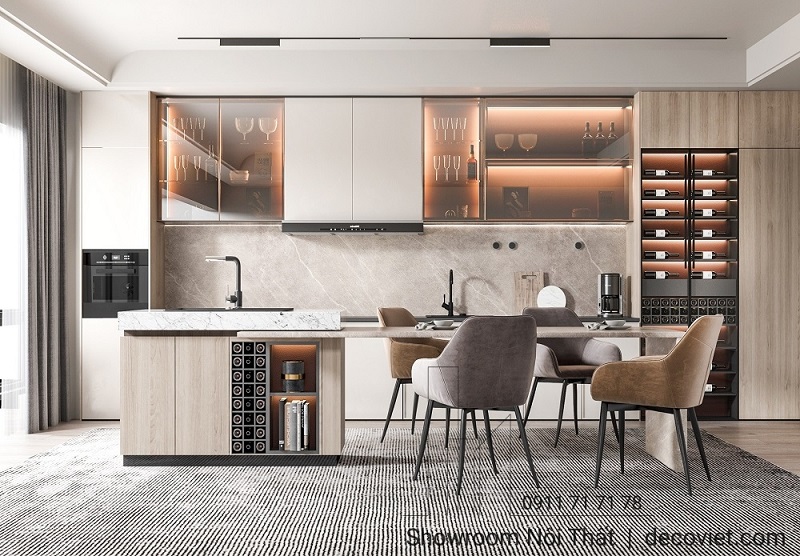 tủ bếp gỗ giá rẻ