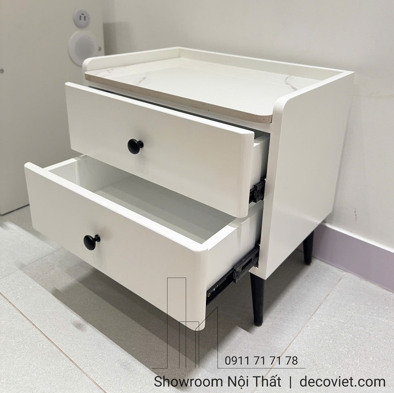 tab đầu giường gỗ mặt đá