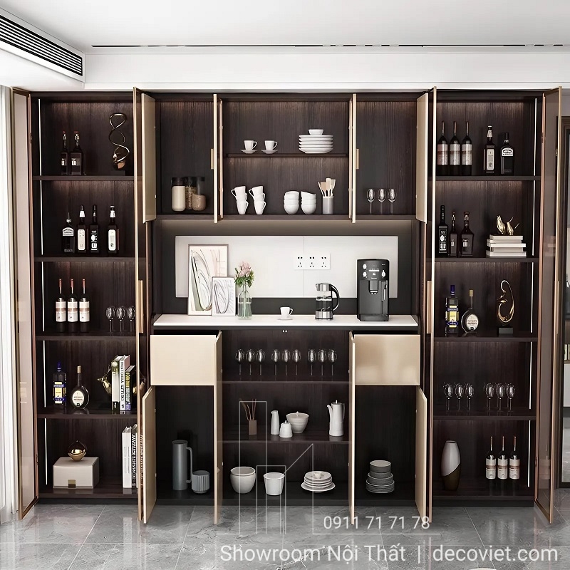 Tủ rượu hiện đại – lựa chọn thông minh cho nhà phố và chung cư