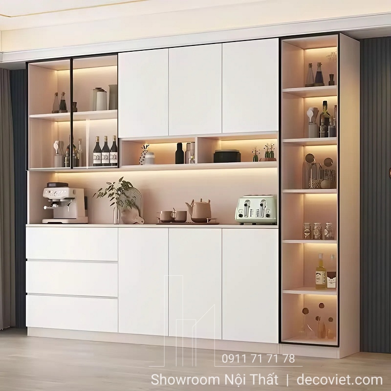 Tủ Rượu Gỗ Cao Cấp Mang Đến Cho Bạn Phòng Khách Sang Trọng