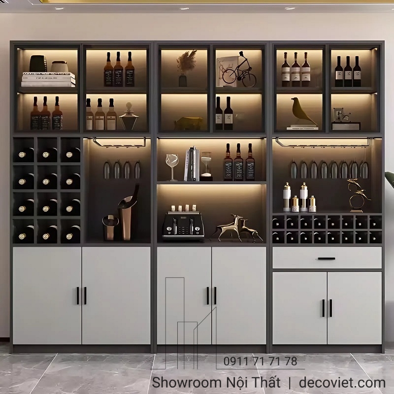 Tủ rượu gỗ cao cấp giá tốt nhất hiện nay