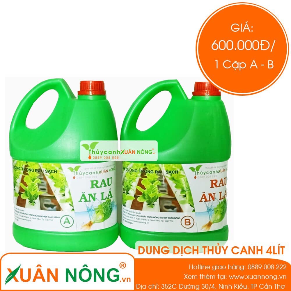Dung dịch thủy canh rau ăn lá Xuân Nông tự hào là một trong số rất ít dung dịch thủy canh đã được kiểm định và cấp phép sản xuất theo quy định của Cục Bảo vệ Thực vật.
