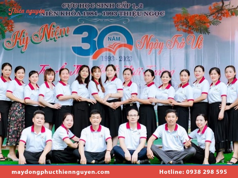 Xu hướng thiết kế áo thun đồng phục họp lớp đẹp nhất hiện nay