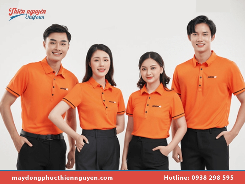 Tại sao áo thun đồng phục màu cam là lựa chọn phổ biến?