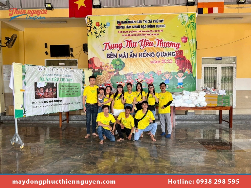 Ý nghĩa của màu vàng trong áo thun đồng phục