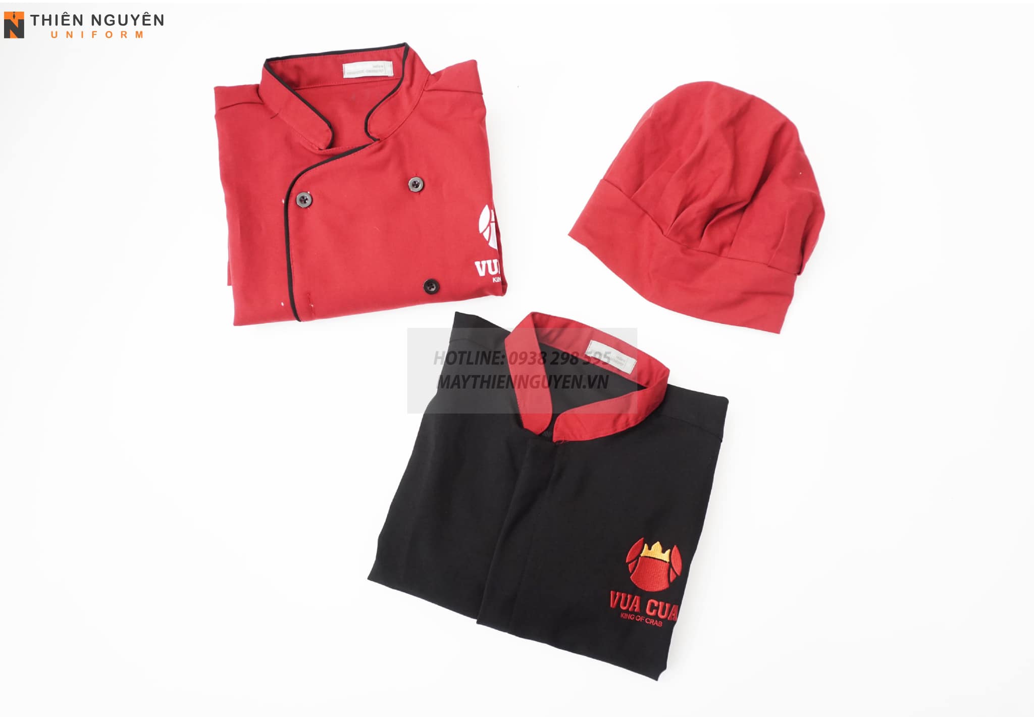 Bàn giao đồng phục áo thun chất liệu vải