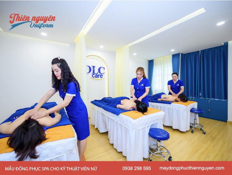 Mẫu trang phục kỹ thuật viên spa DLCcare - Tâm An Group
