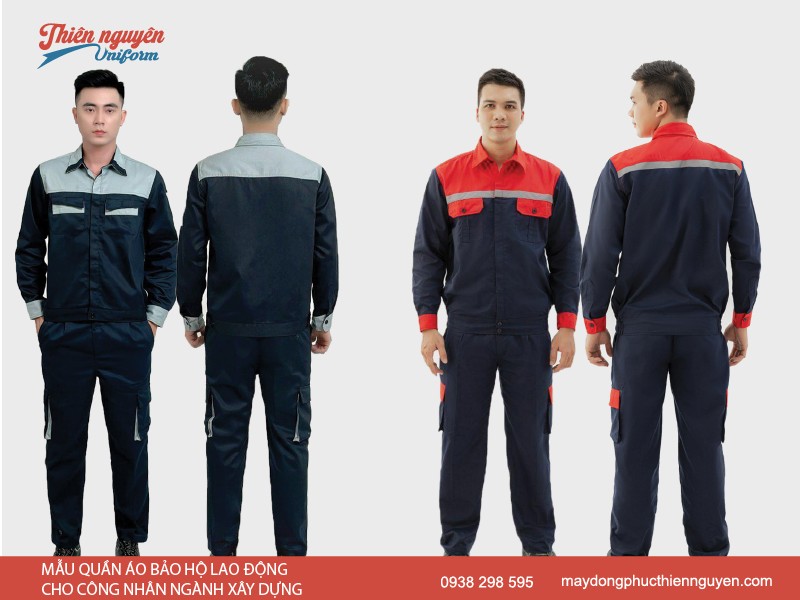 Các mẫu đồng phục xây dựng cho công nhân bền đẹp