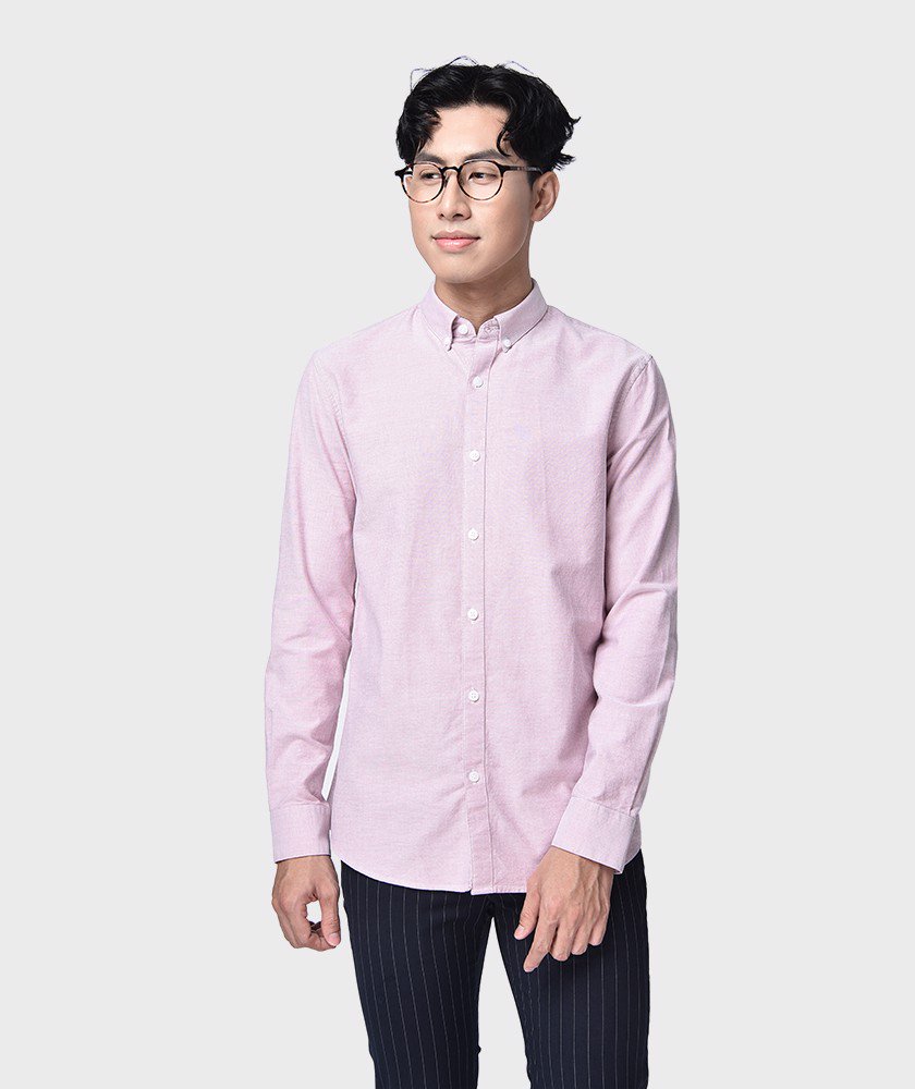 Các kiểu áo sơ mi hồng nam