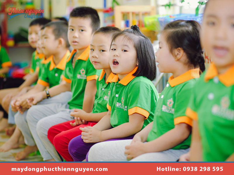 cơ sở may đồng phục mầm non giá rẻ