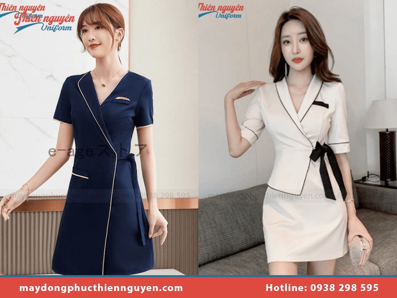 Các mẫu đầm đồng phục spa đẹp nhất 2025