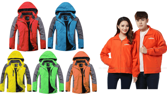 đơn vị may áo khoác gió đồng phục