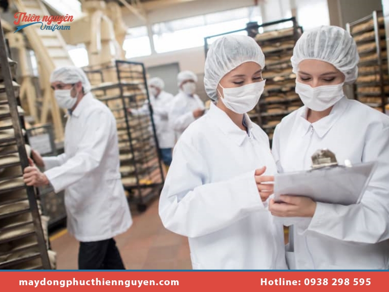 Các mẫu đồng phục công nhân thực phẩm phổ biến