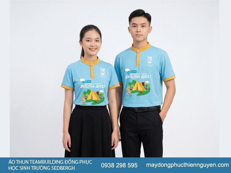 Mẫu áo thun teambuilding học sinh trường Sedbergh Vietnam - BCIS