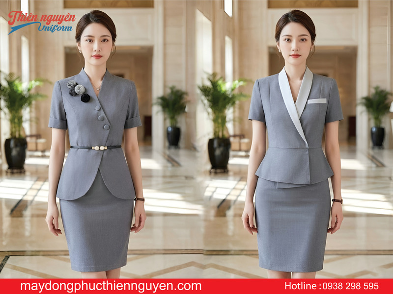 Mẫu đồng phục lễ tân