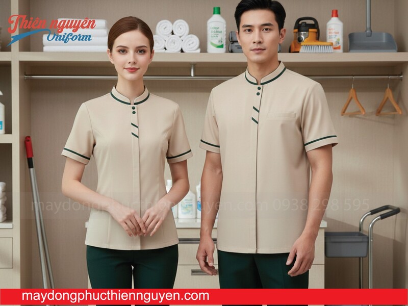 Mẫu đồng phục tạp vụ