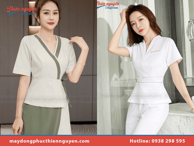 Tại sao đồng phục spa màu trắng được ưa chuộng?