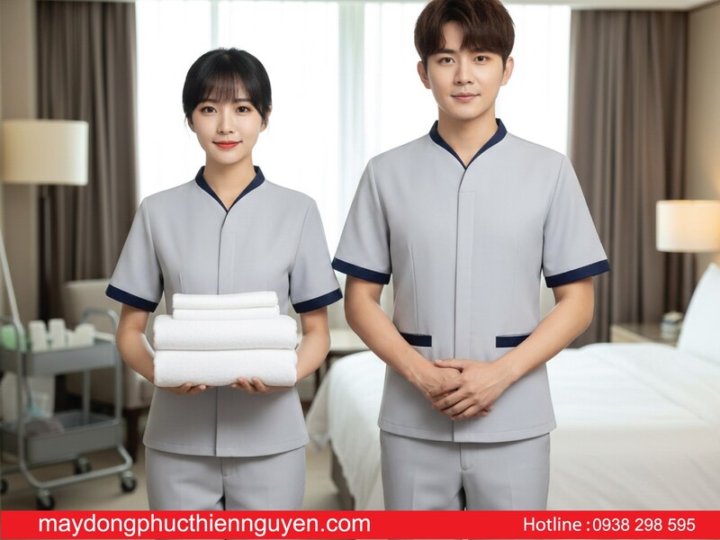 Mẫu đồng phục tạp vụ