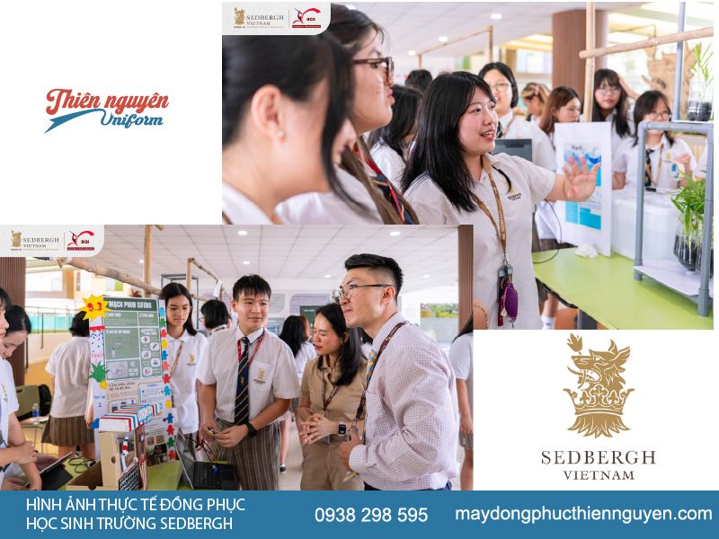 Học sinh mặc đồng phục tham gia các sự kiện triển lãm tại trường Sedbergh Vietnam - BCIS