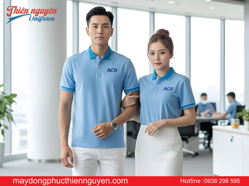 in áo thun đồng phục công ty - Thiên Nguyên Uniform