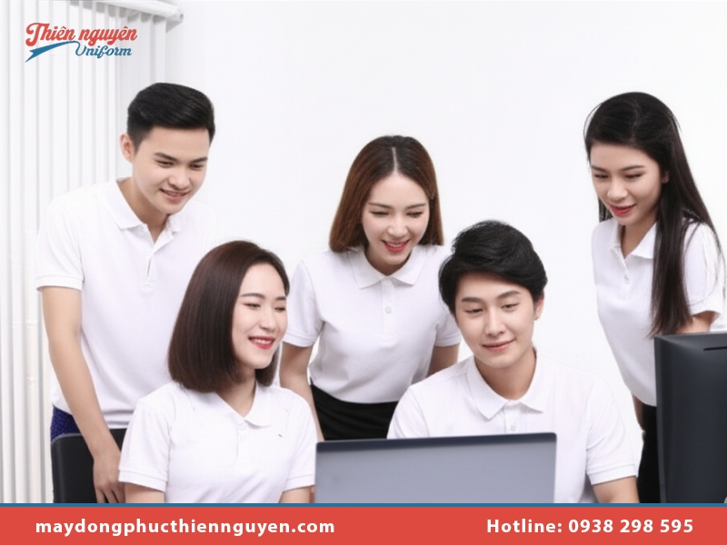 Các loại vải phù hợp cho mẫu áo thun nhóm có cổ