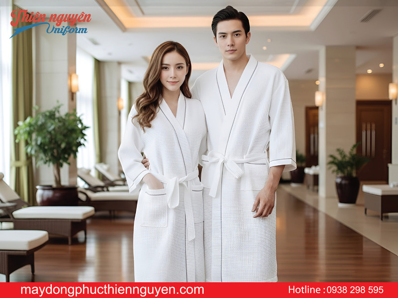 Mẫu áo choàng tắm khách sạn đẹp - Thiên Nguyên Unifrom