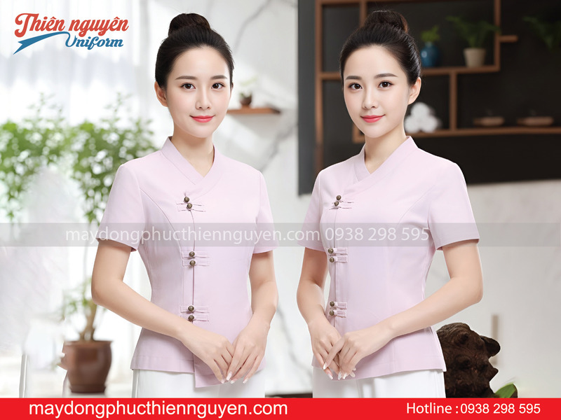 Mẫu đồng phục nhân viên massage tại Tây Ninh - Thiên Nguyên Uniform