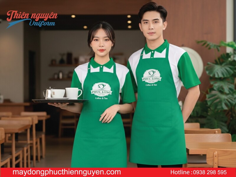 mẫu đồng phục pha chế bartender Phúc Long