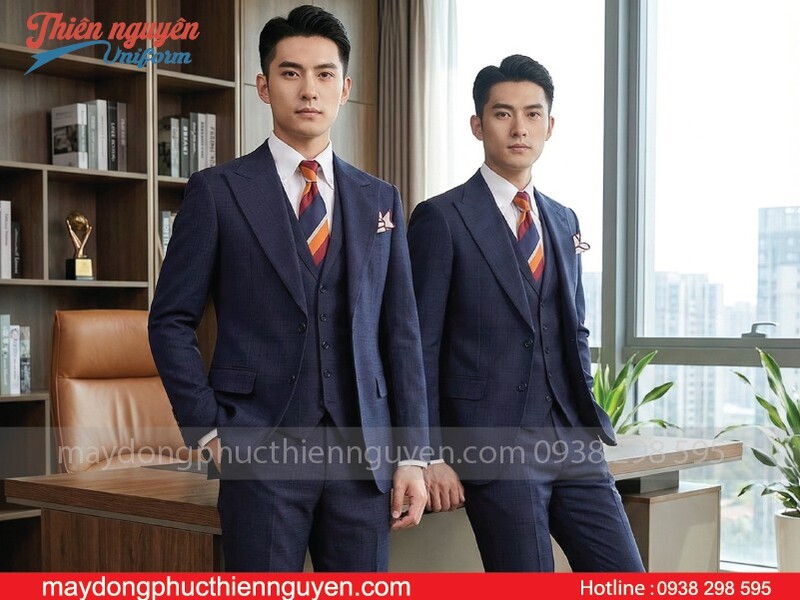 Mẫu đồng phục vest nam cao cấp - Thiên Nguyên Uniform