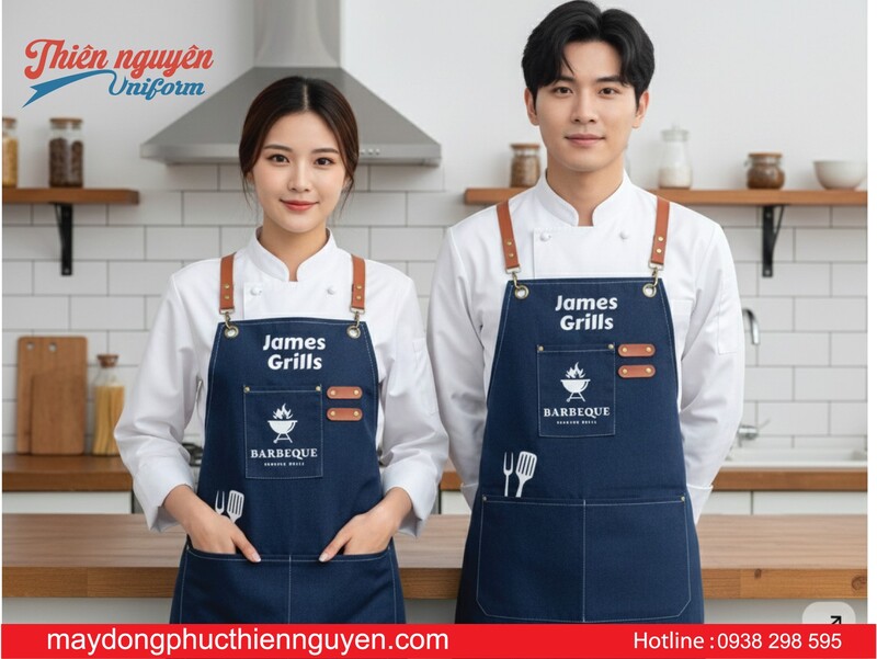Tạp dề đầu bếp đẹp