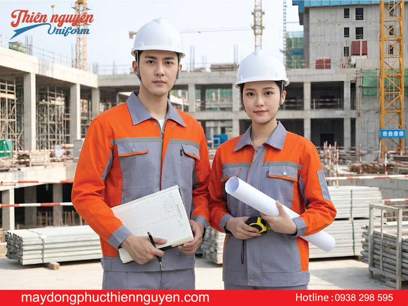 mẫu đồng phục bảo hộ lao động xây dựng cho nhà thầu công trình