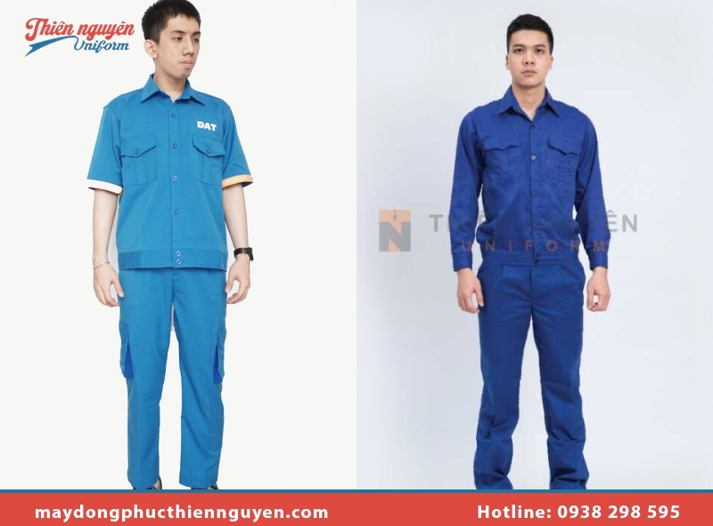 Các mẫu đồng phục công nhân phổ biến hiện nay