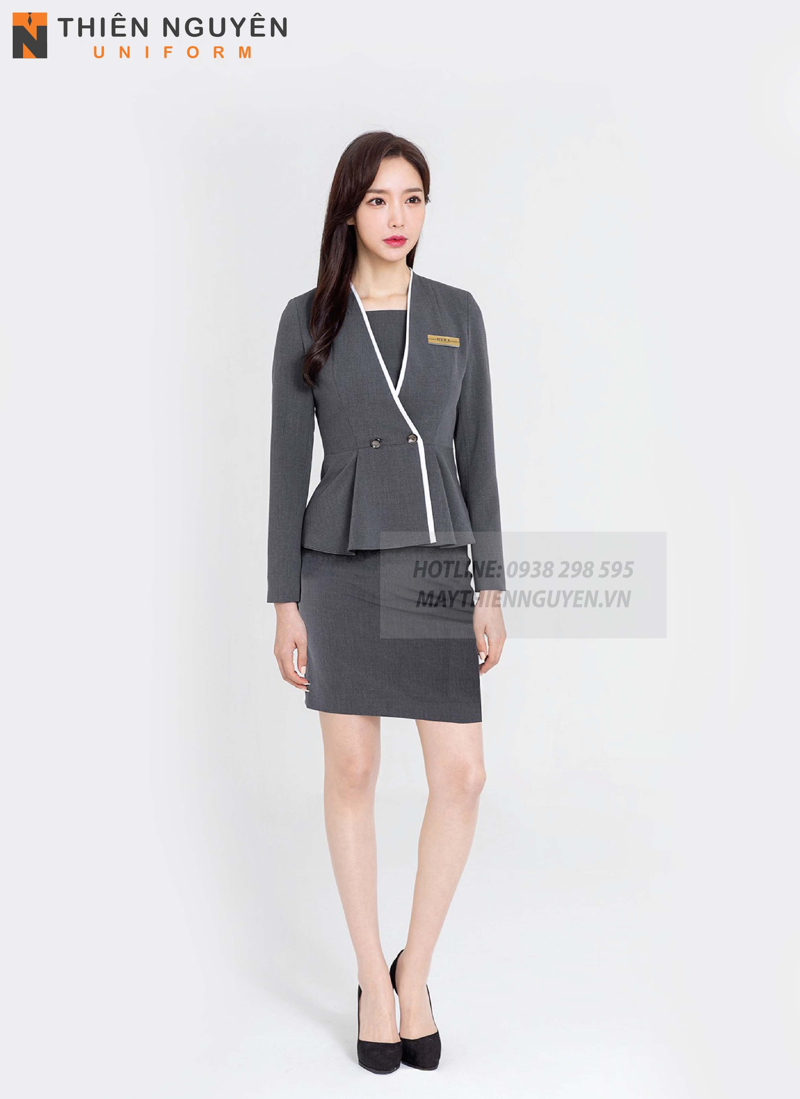 May đồng phục quản lí spa