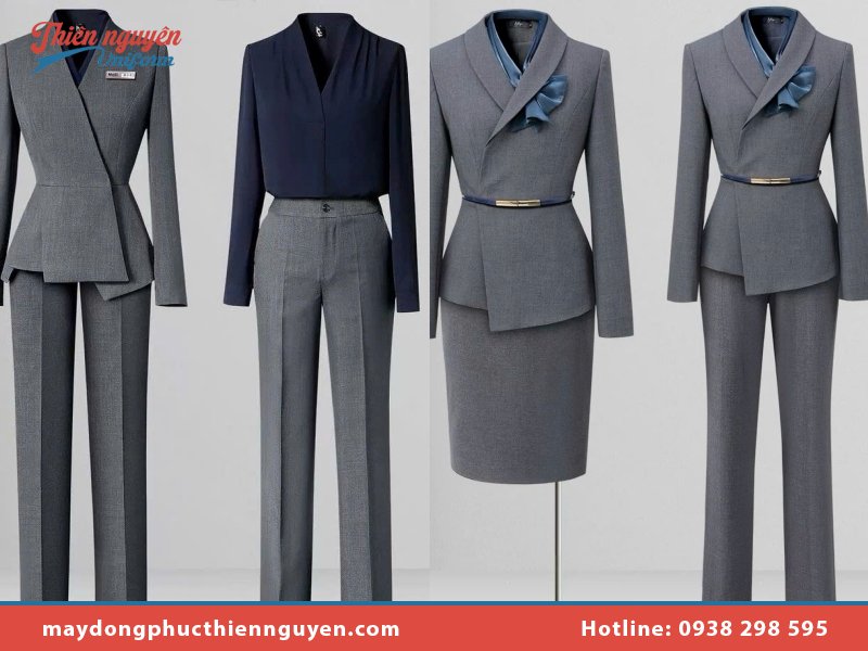 Liên hệ Đồng phục Thiên Nguyên để may đồng phục vest nữ chuyên nghiệp