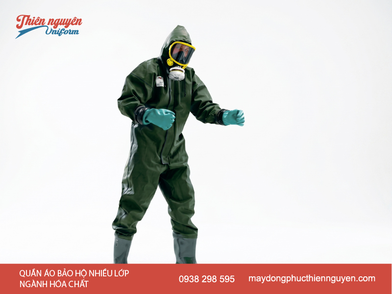 Mẫu quần áo bảo hộ loại nhiều lớp trong ngành công nghiệp hóa chất