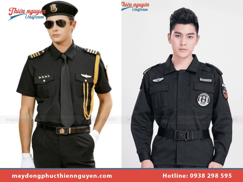 Đặt may đồng phục bảo vệ chất lượng tại Thiên Nguyên