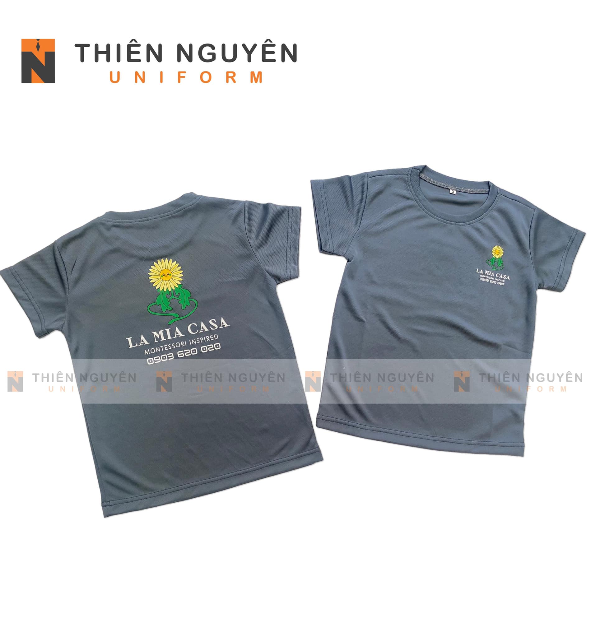 Thiên Nguyên bàn giao đồng phục áo thun