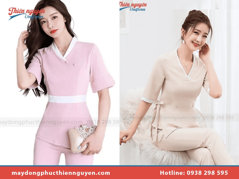 Liên hệ dịch vụ thiết kế đồng phục spa uy tín, chuyên nghiệp Thiên Nguyên