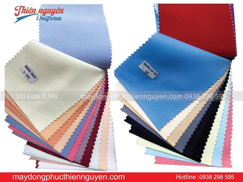 Vải kate mỹ mang đến cảm giác mềm mại khi mặc và thân thiện với làn da