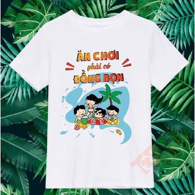 vải may áo thun team building