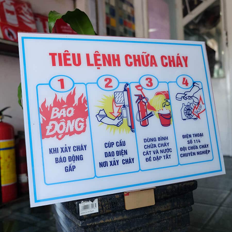 vai trò tiêu lệnh chữa cháy