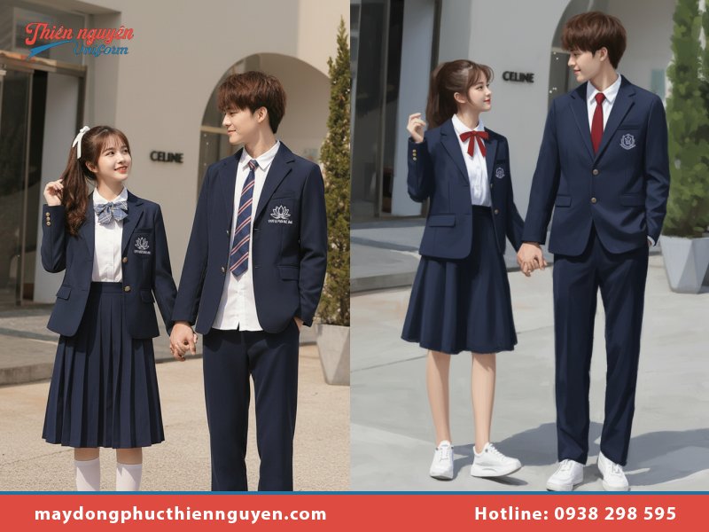 Thiết kế vest nữ học sinh hiện đại